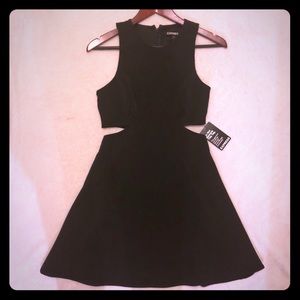 Express black dress